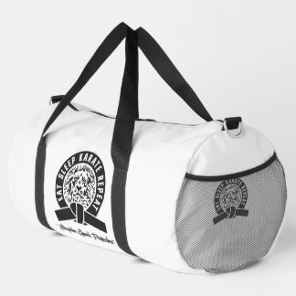 Eat Sleep Karate Repeat - Discipline = Perfection Duffle Bag