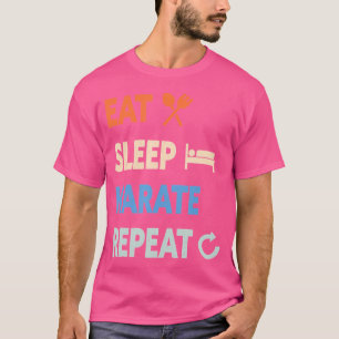 Eat Sleep Karate Repeat T-Shirt