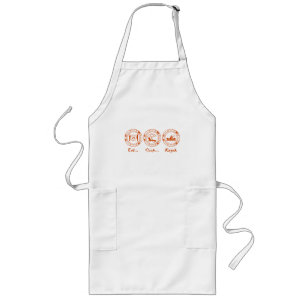 Eat Sleep Kayak Long Apron