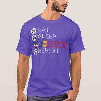 Eat Sleep KDrama Repeat 11 T-Shirt