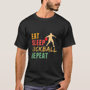 Eat Sleep Kickball Repeat Kickball Kickball Player T-Shirt
