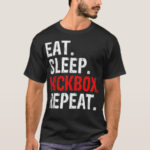 Eat Sleep Kickbox Repeat Kick Boxing Gift T-Shirt
