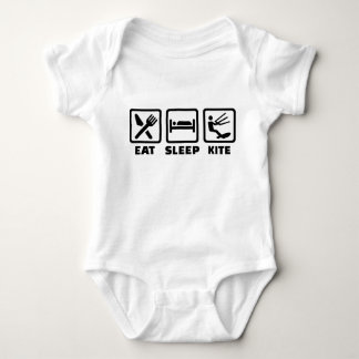 Eat sleep kite baby bodysuit