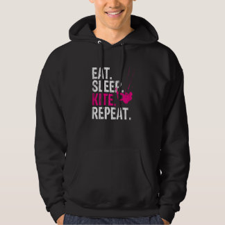Eat Sleep Kite Repeat - Kitesurf_3 Hoodie