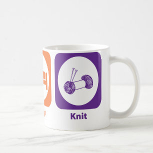 Eat Sleep Knit Coffee Mug