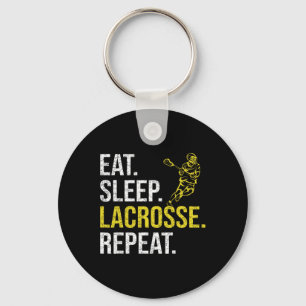 Eat Sleep Lacrosse Repeat Sports Team Gifts Men Fa Key Ring