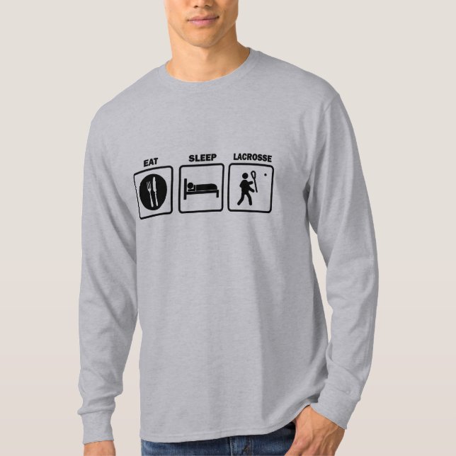 Eat.Sleep.Lacrosse T-Shirt (Front)