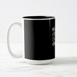 Eat Sleep Law School Repeat Two-Tone Coffee Mug