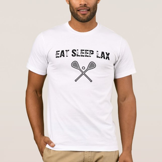 EAT SLEEP LAX T-Shirt (Front)