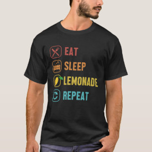 Eat Sleep Lemonade Repeat Cardboard Business Lemon T-Shirt