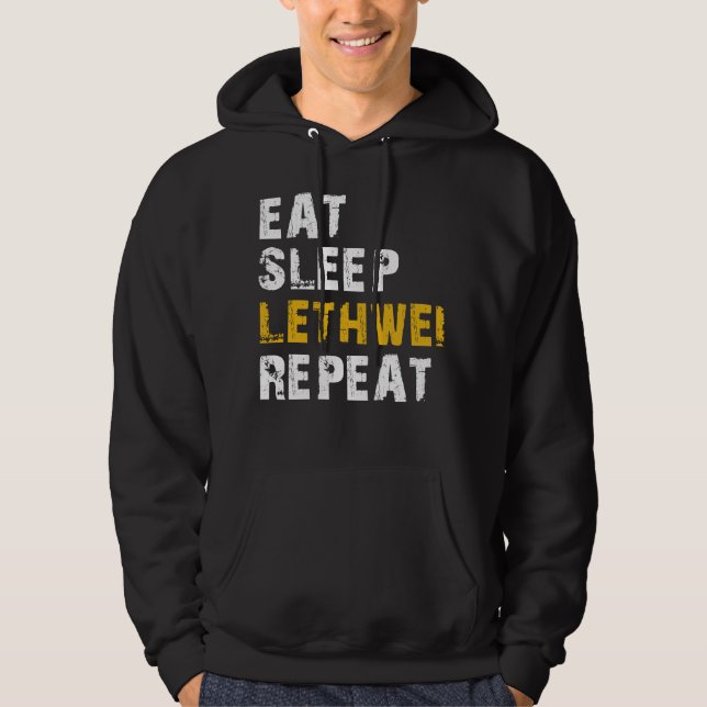 eat sleep Lethwei Hoodie (Front)