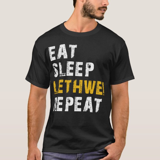 eat sleep lethwei T-Shirt (Front)