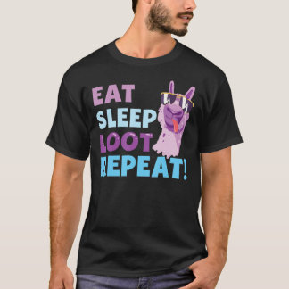 Eat Sleep Loot Repeat LLAMA Birthday Gift Classic  T-Shirt