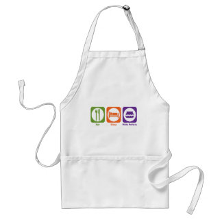 Eat Sleep Make Pottery Standard Apron
