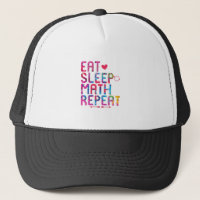 Eat Sleep Math Repeat Fun Mathematicians