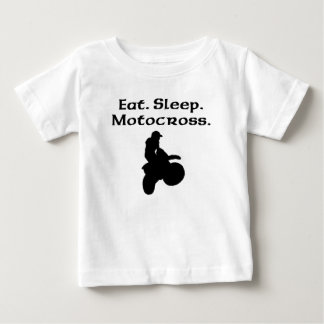 Eat Sleep Motocross Baby T-Shirt