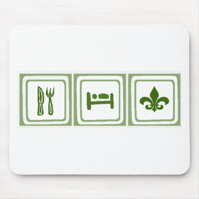 Eat Sleep... Mouse Mat (Front)