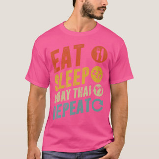 Eat Sleep Muay Thai Repeat Muay Thai T-Shirt