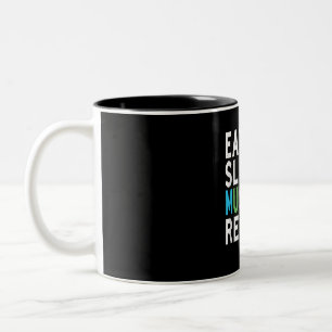 Eat Sleep Musicals Repeat, Broadway Acting Gifts Two-Tone Coffee Mug