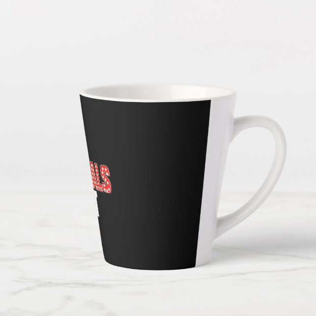 Eat Sleep Musicals Repeat Latte Mug (Right)