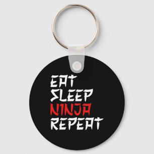 Eat Sleep Ninja Repeat Ninja Karate Ninja Key Ring
