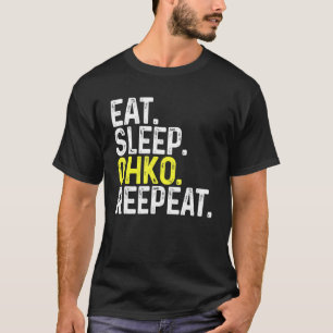 Eat Sleep OHKO Repeat Gamer Gaming T-Shirt