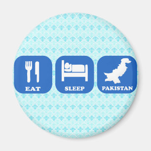 Eat Sleep Pakistan Magnet