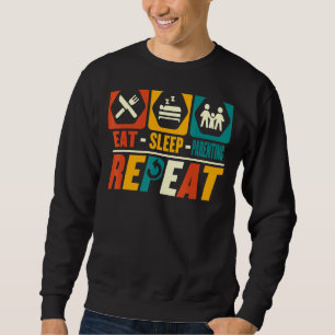 Eat Sleep Parenting Repeat Child Rearing Sweatshirt