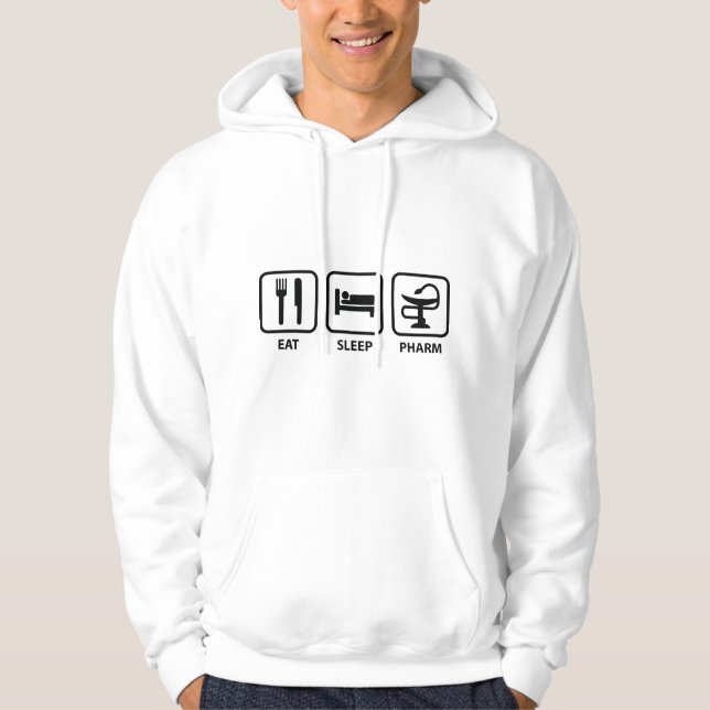 Eat Sleep Pharm Hoodie (Front)