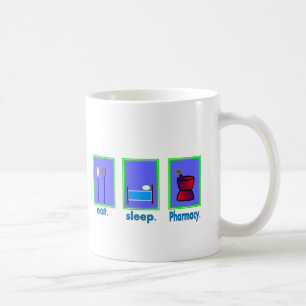 Eat Sleep Pharmacy  Pharmacist Gifts Coffee Mug