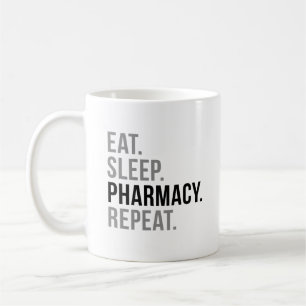 Eat Sleep Pharmacy Repeat Coffee Mug