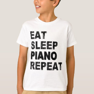 Eat Sleep Piano Repeat T-Shirt