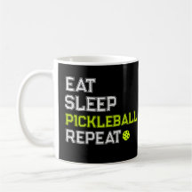 Eat Sleep Pickleball Repeat Funny