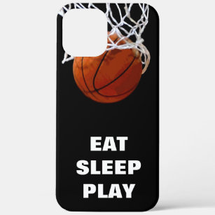 Eat Sleep Play Basketball Motivational iPhone 12 Pro Max Case
