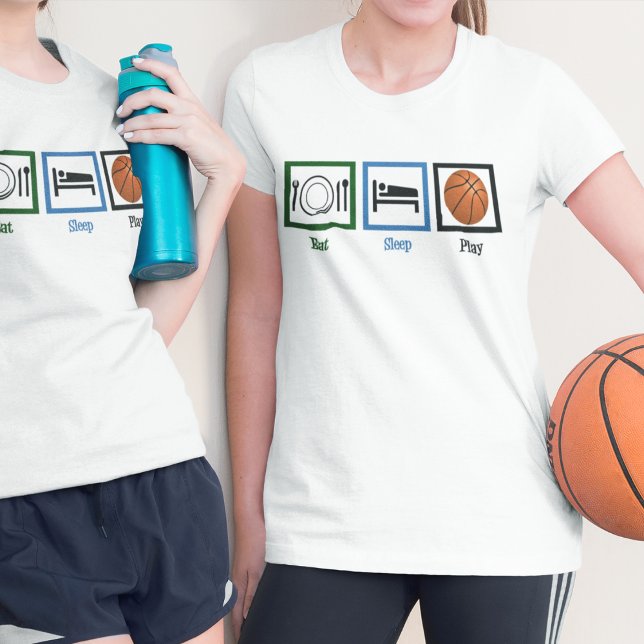 Eat Sleep Play Basketball Player Women's T-Shirt (Creator Uploaded)