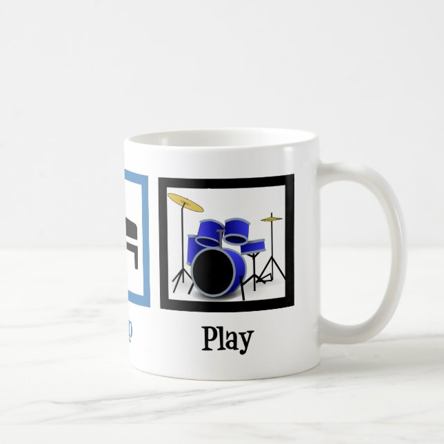 Eat Sleep Play Drums Coffee Mug (Right)