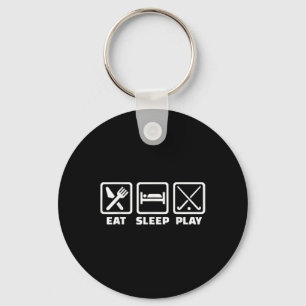 Eat Sleep Play Field Hockey Key Ring