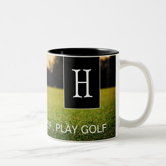 Eat, Sleep, Play Golf Coffee Mug (Right)