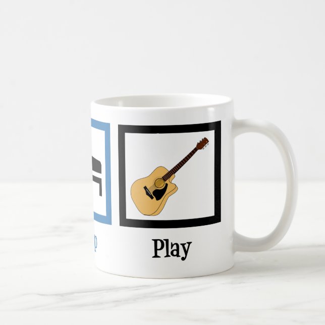 Eat Sleep Play Guitar Coffee Mug (Right)