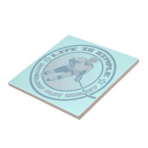 Eat, Sleep, Play Hockey Tile