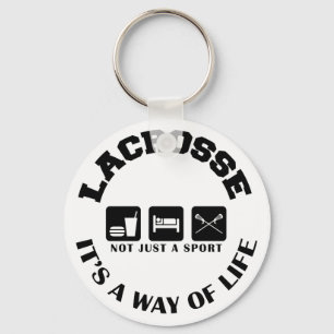 Eat Sleep Play Lacrosse Key Ring