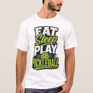 Eat Sleep Play Pickleball Retro Sports T-Shirt