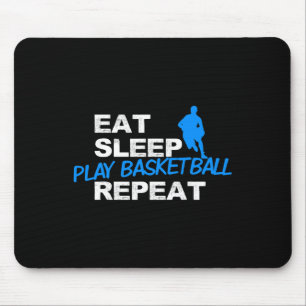 Eat Sleep Play Sketll Repeat Mouse Mat