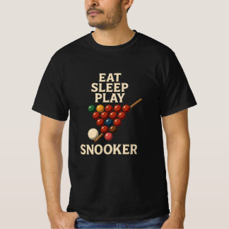 Eat, Sleep, Play Snooker T-Shirt