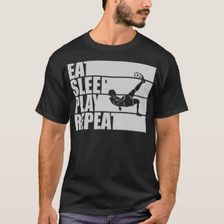 Eat Sleep Play Soccer field T-Shirt