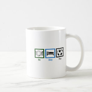 Eat Sleep Play Soccer Kids Futbol T Shirt Coffee Mug