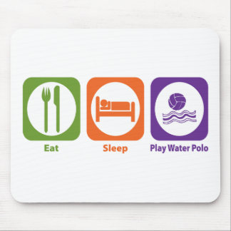 Eat Sleep Play Water Polo Mouse Mat