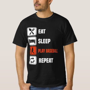 Eat sleep ply baseball repeat gift T-Shirt