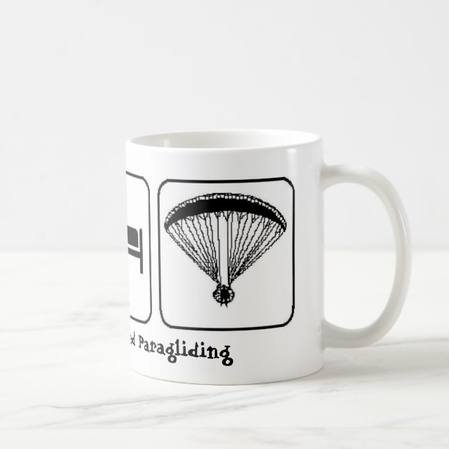 Eat, Sleep, Powered Paragliding Coffee Mug (Right)