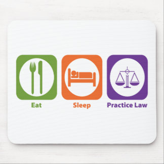 Eat Sleep Practice Law Mouse Mat
